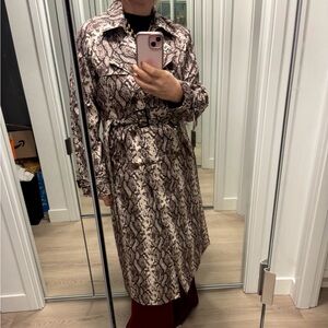 Rebecca Minkoff Snake Print Dress with Belt